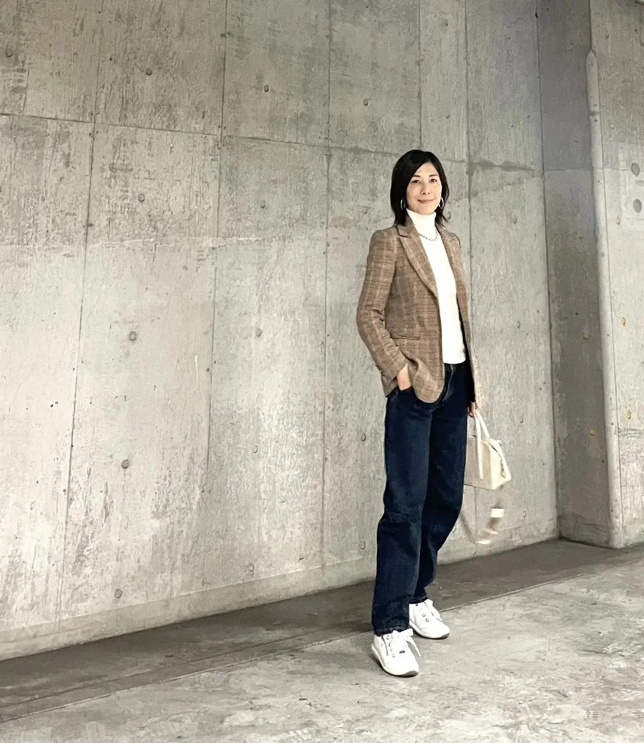 ZARA✖️白スニーカーコーデで春をお迎え。