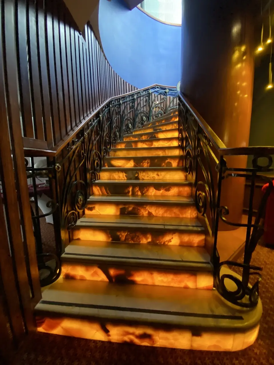 Gran Hotel Ciudad de Mexico terraza escaleras