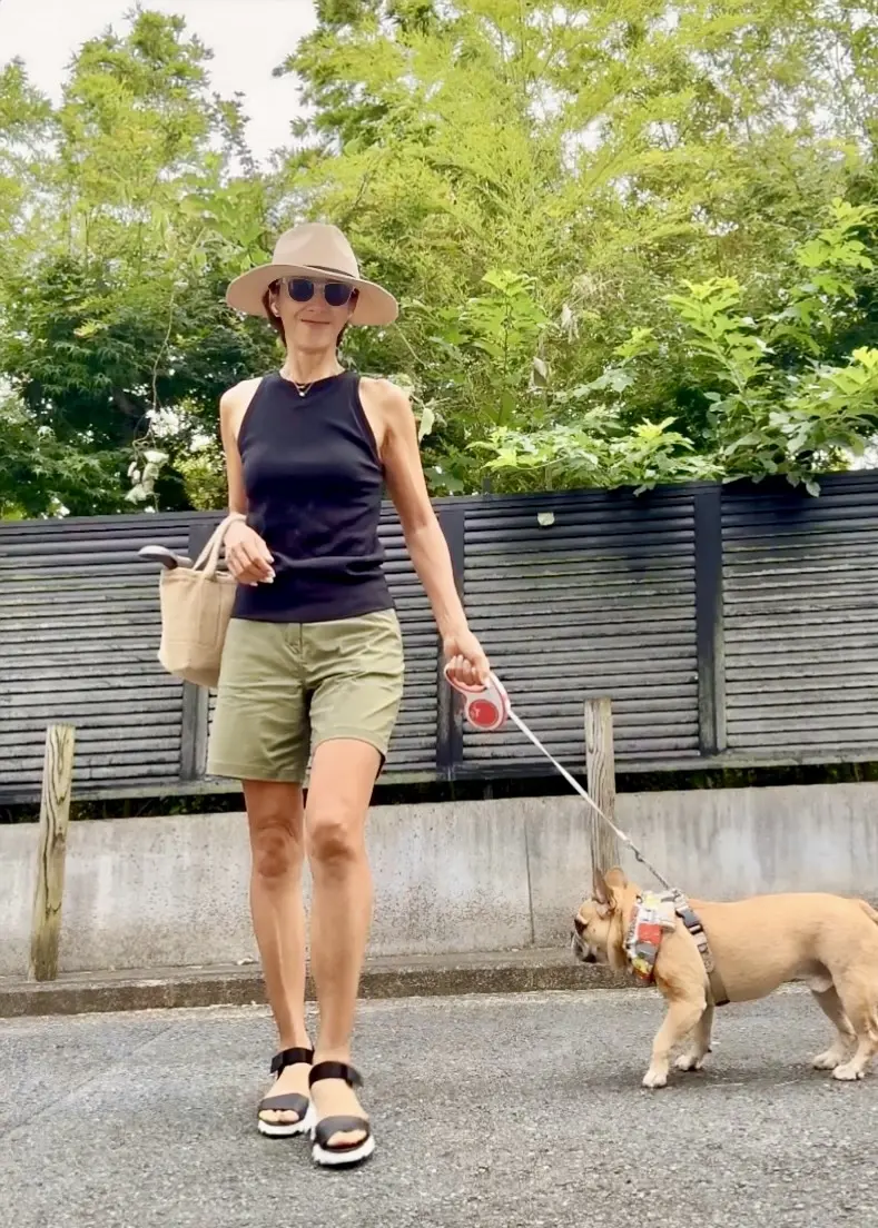 【ユニクロワンピ】でお散歩へ！愛犬と楽しむ楽ちんおしゃれコーデ！_1_9