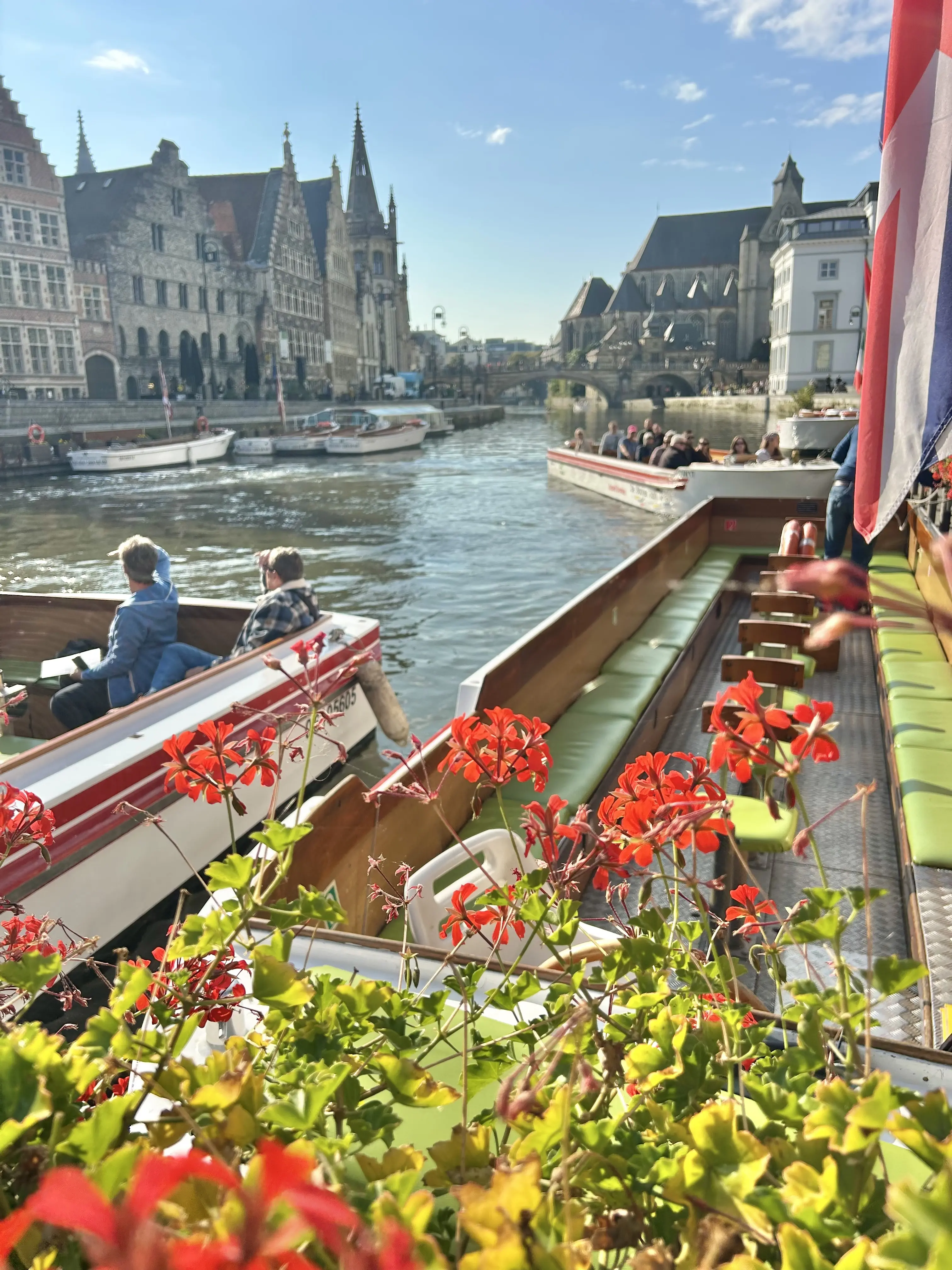 ベルギー　観光　運河　ゲント