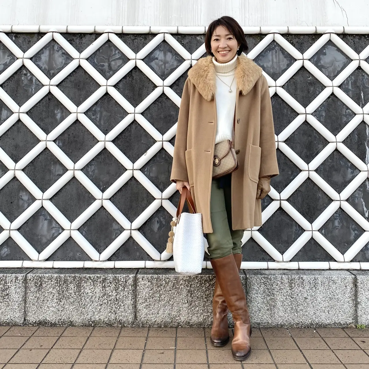 上質コートにミニポシェットを抱えて浅草へ♬ | 華組 細谷奈弓のブログ