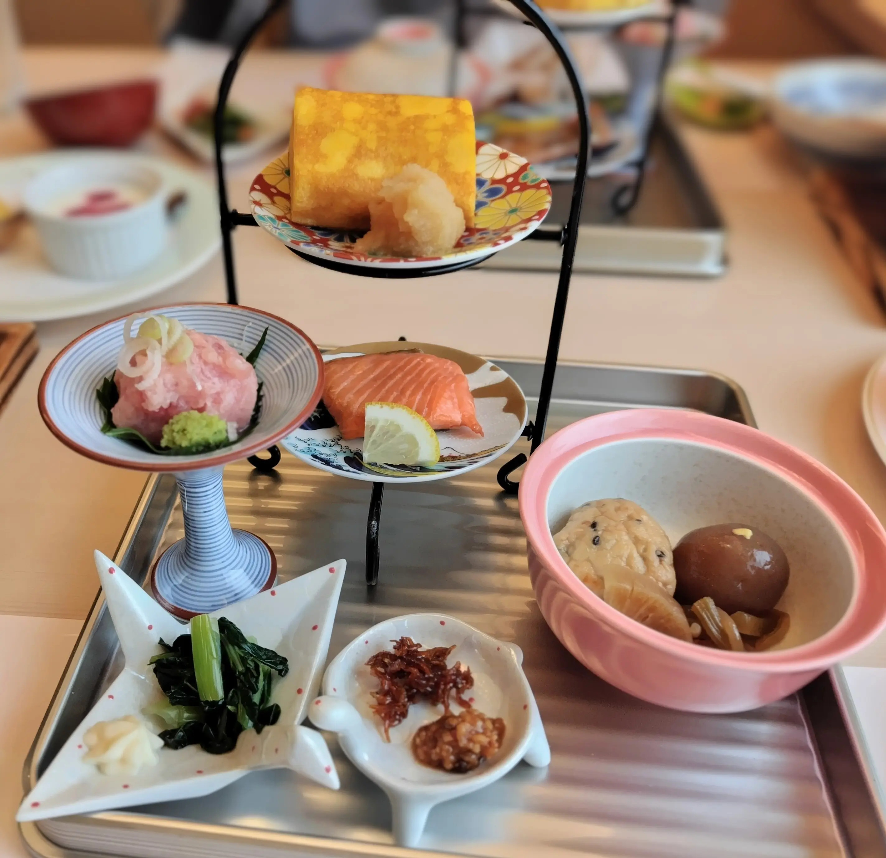 ほほえみの空湯舟つるや　朝食