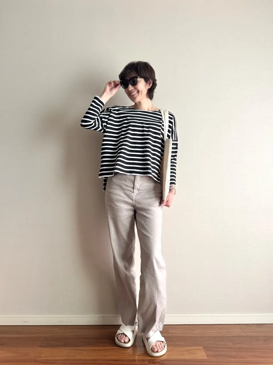 RED CARD TOKYO × éclat リネン混デニム 06