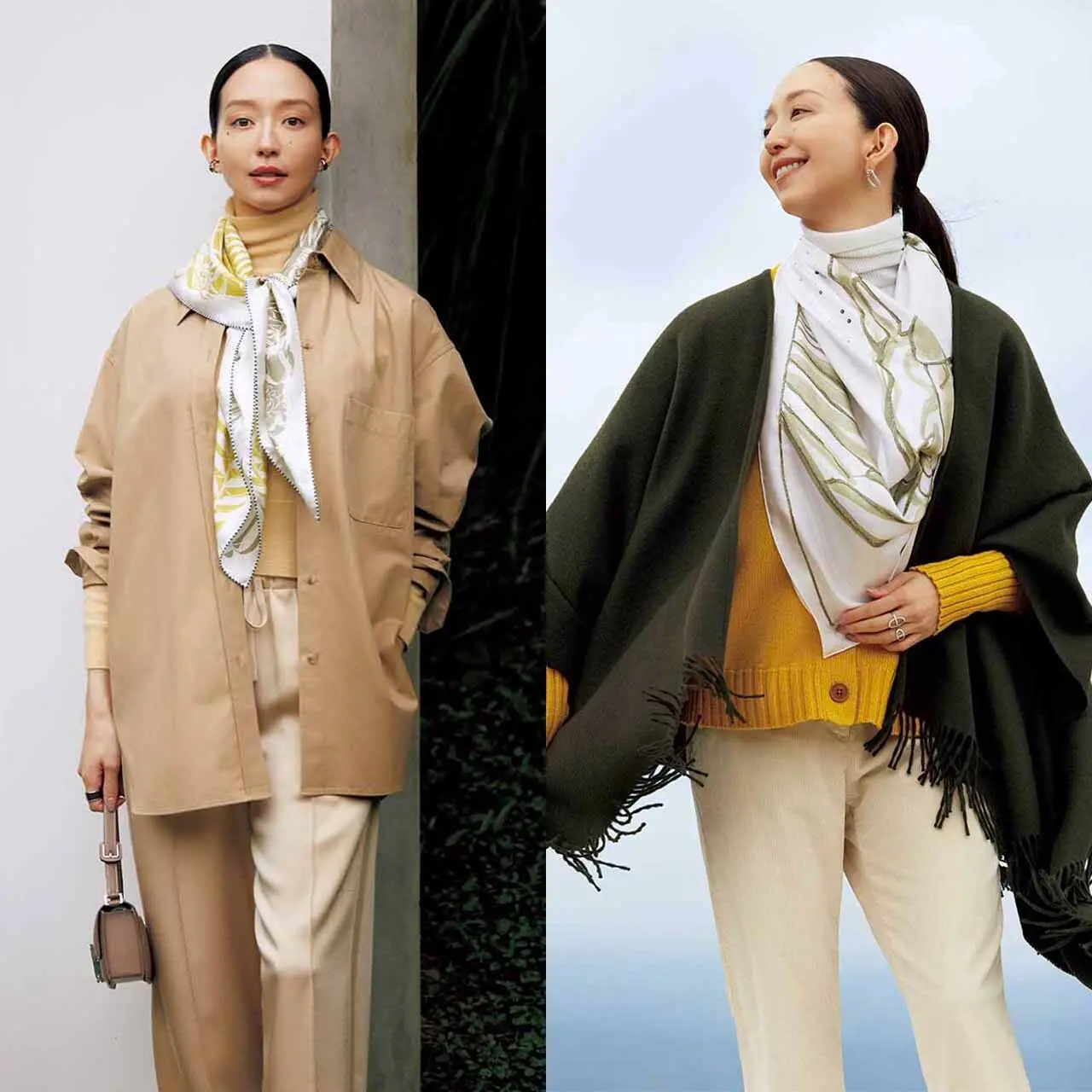 【冬の主役になるエルメスのスカーフ6選】価値ある一枚が、装いをフレッシュに更新