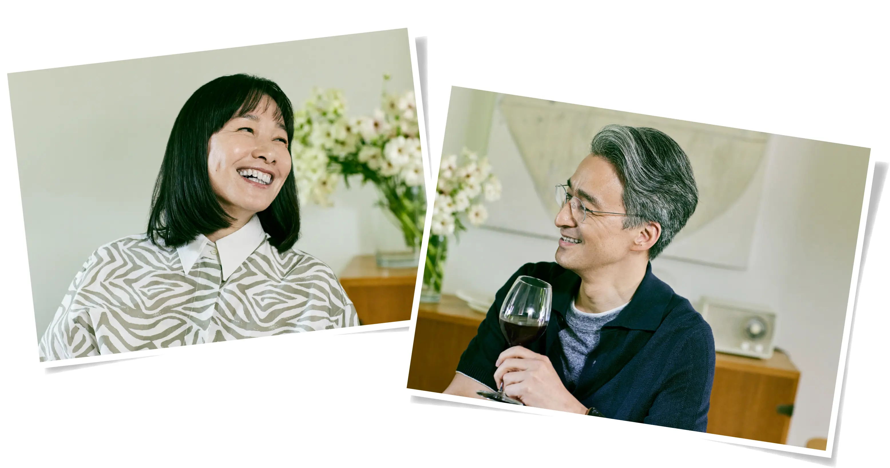 「好きなものを好きなだけ食べるのが食生活の基本。でも、1年に2回、伊東の断食道場に通い、リフレッシュします。私と知り合う前に彼も通っていたと聞きました。共通項が多いんです」