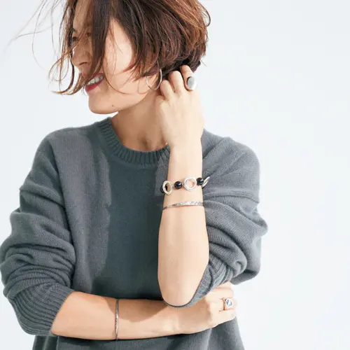 シルバーアクセサリー編＞装いを洗練するこの冬の小物テクニック【大草