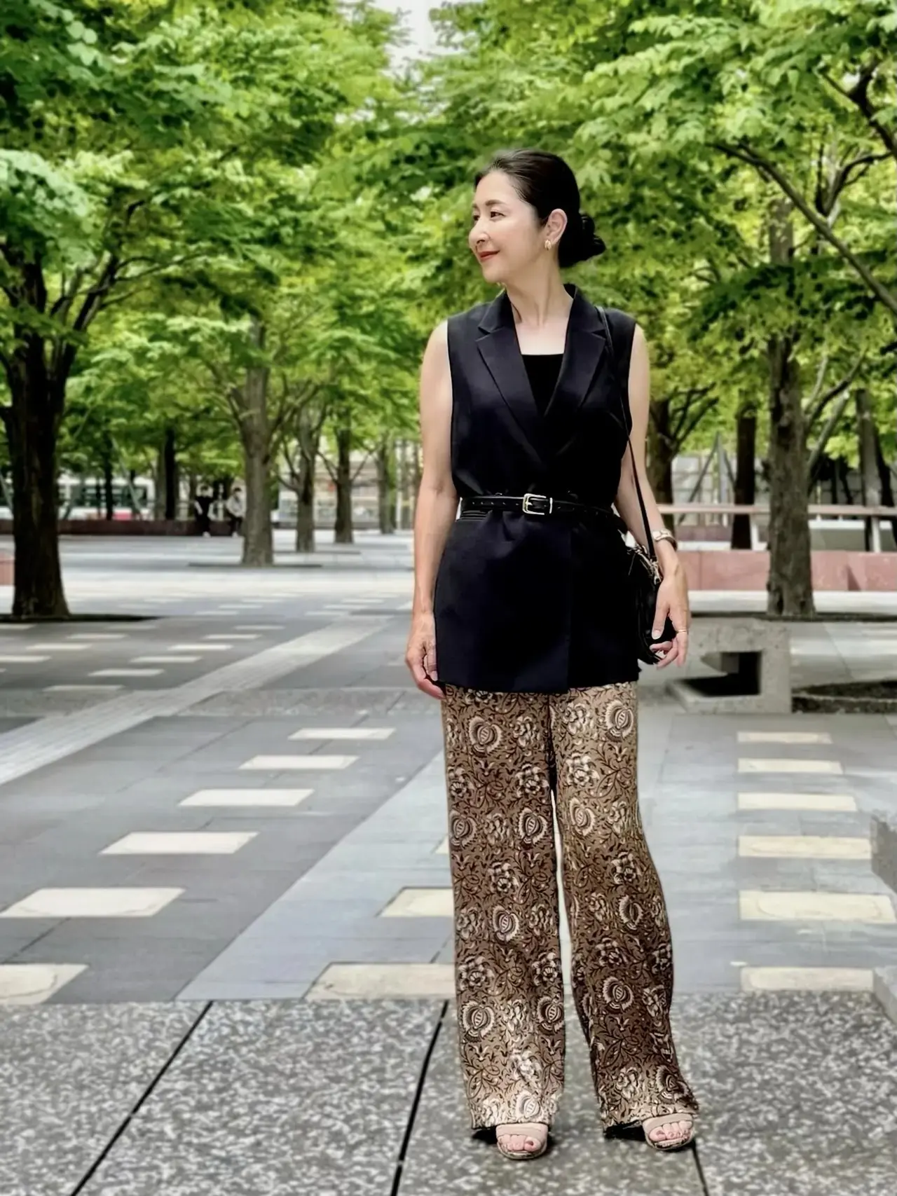 【50代「ユニクロ・GU」コーデ】過酷な夏を快適に！猛暑のおしゃれに役立つインナーやTシャツが大活躍_1_13