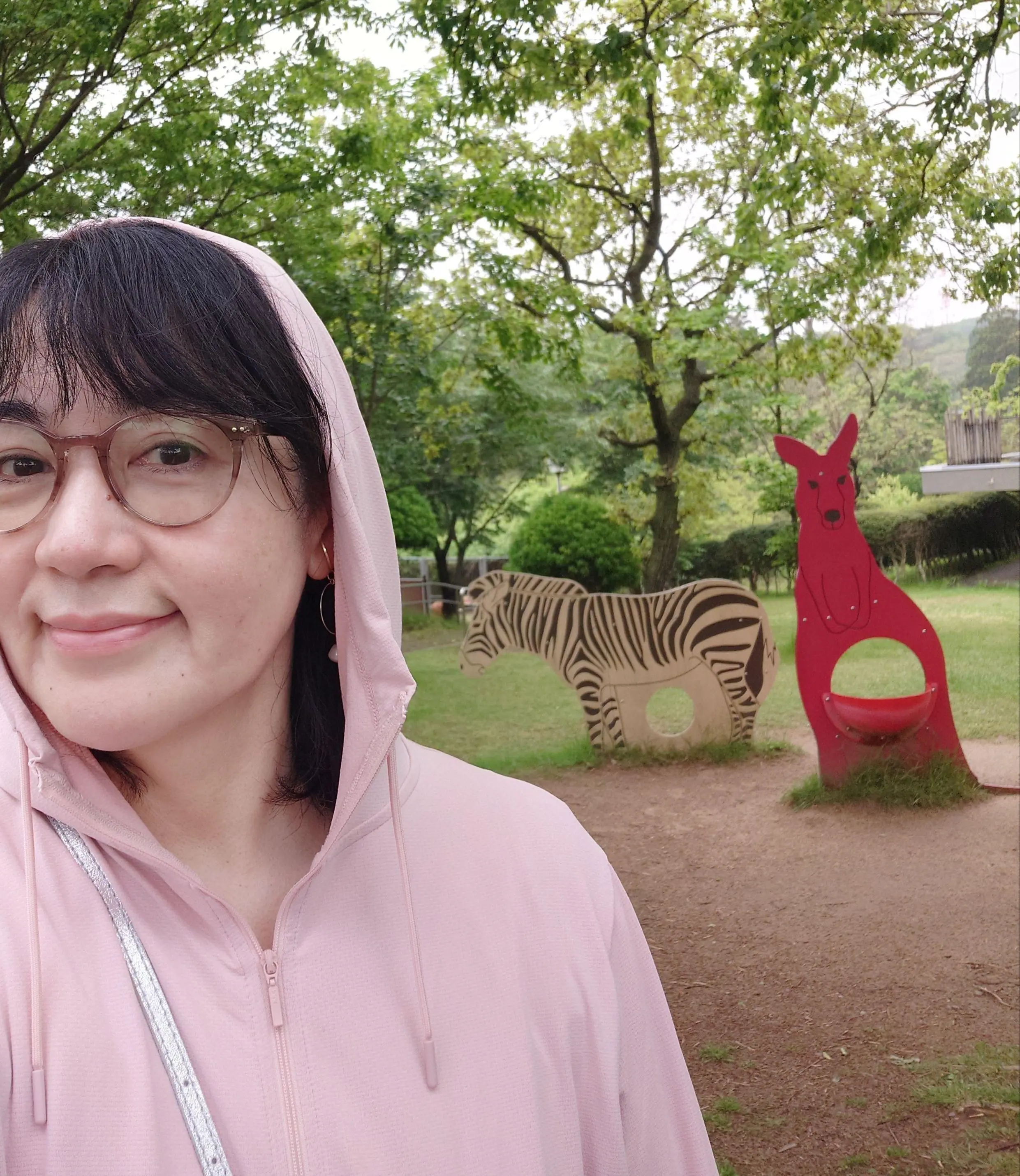 動物園の私、アップ