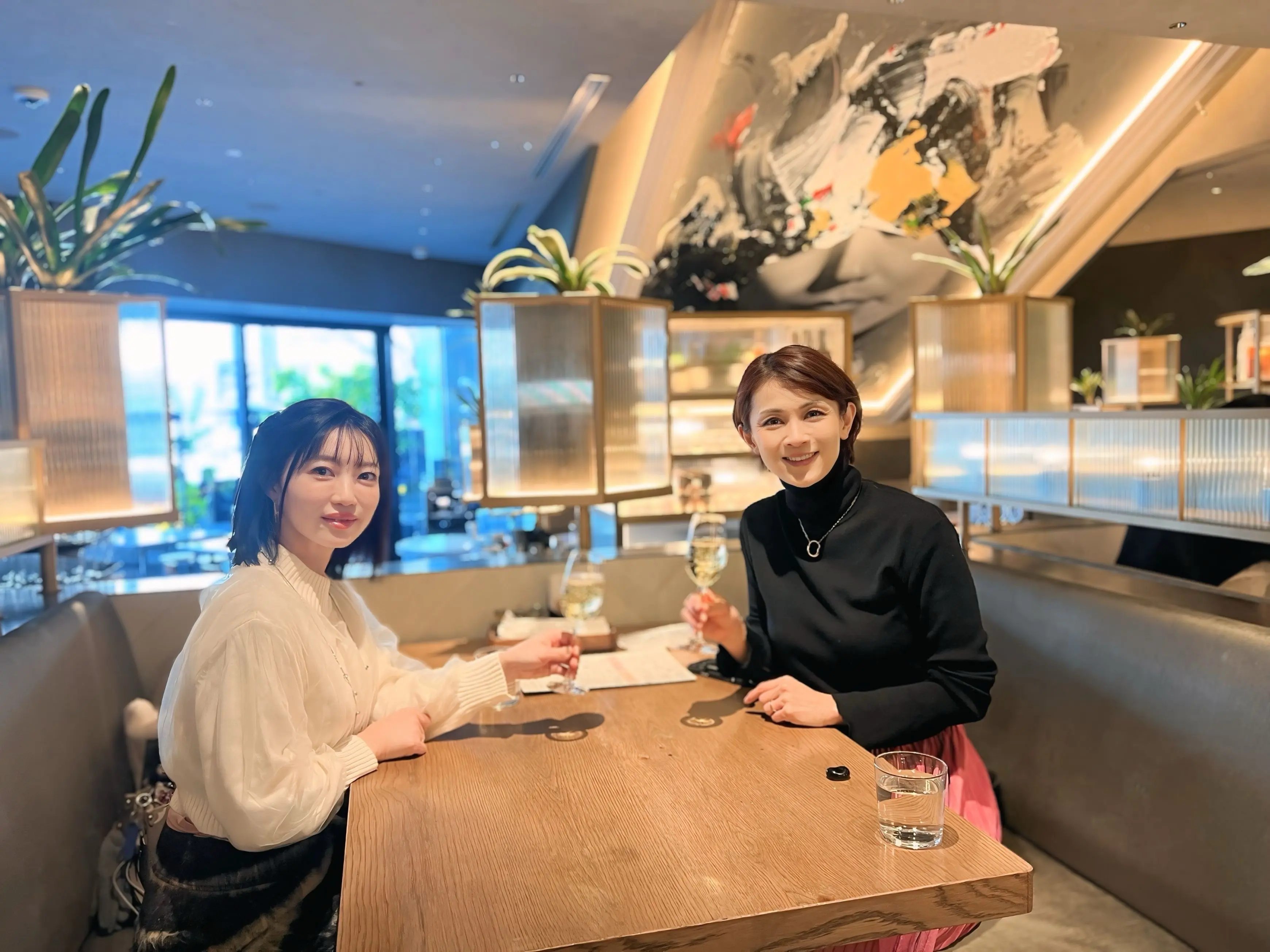 今年初のお出かけは、ピンクコーデでエスニック新年会_1_3-1