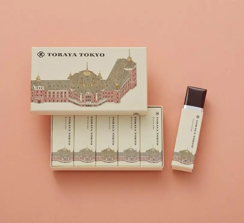 東京駅おすすめ土産”2000円以内：TORAYA TOKYOの「小形羊羹 5本入」