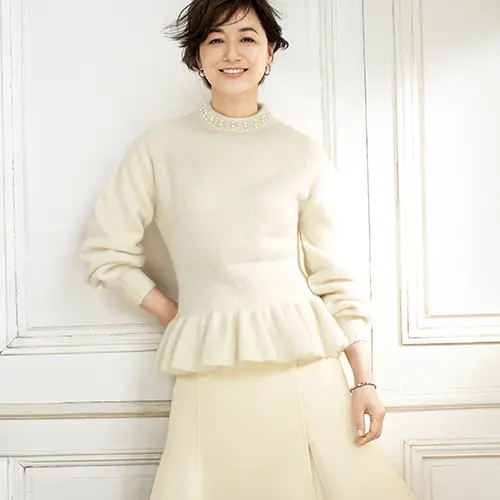 「レリアン」と富岡佳子さんがコラボ！秋服ニットやコートに注目