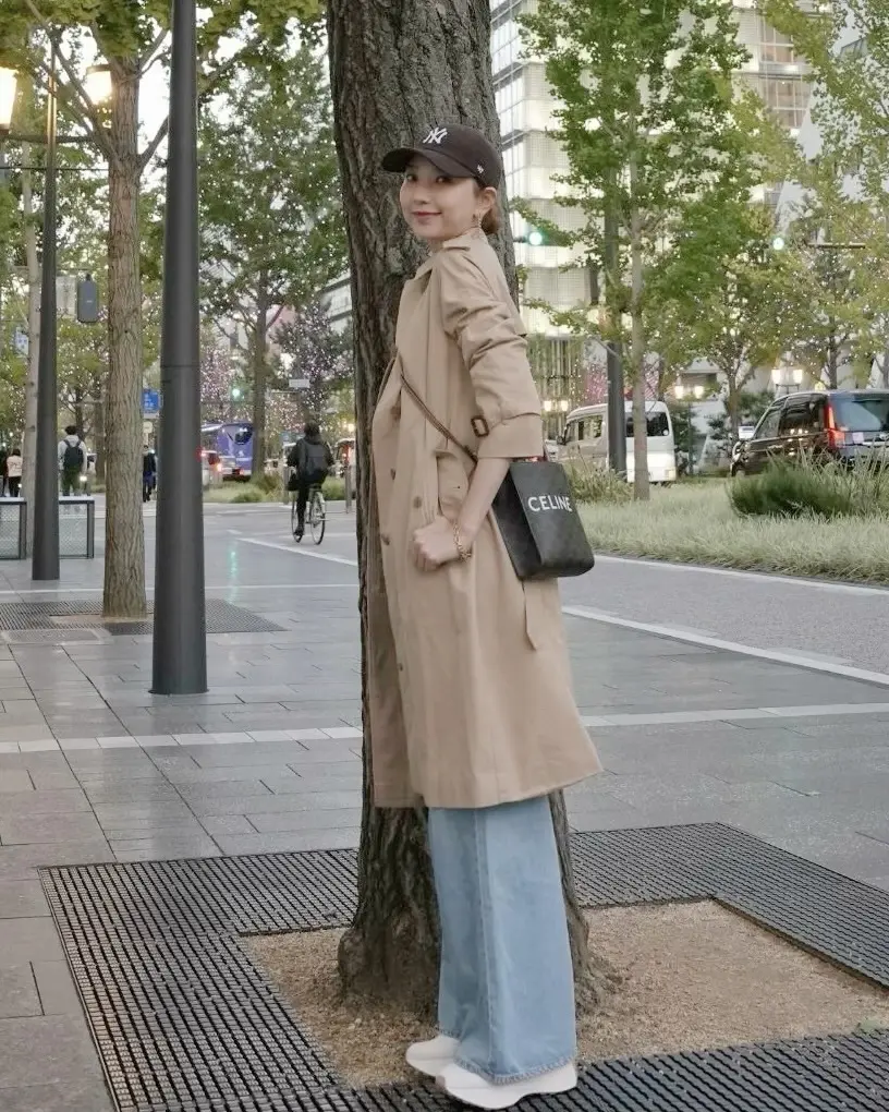 【きれいめ✖️カジュアル✨】トレンチコートで作る2つの私スタイル✨🧥_1_7