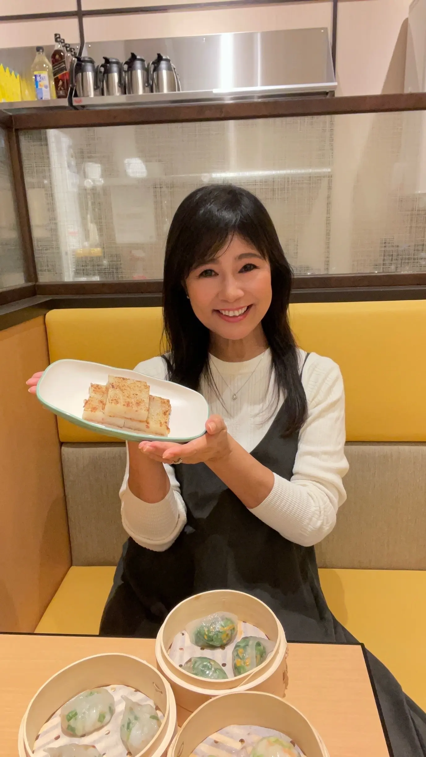 大根餅、点心、飲茶、ららぽーと、ららぽーと東京ベイ、ららぽーとTOKYO-BAY、LaLaport TOKYO-BAY、第 I 期グランドオープン 、knit、ニット、白ニット、Feroux 、フェルー、jumper dress、ジャンパースカート、ジャンスカ、サロペットロングスカート、ミモレ丈、a.v.v 、ネックレス、ジュエリー、ダイヤモンド、一粒ダイヤ、ペンダント、一粒ダイヤペンダント、necklace、Jusail、ジュセール 、コート、ロングコート、ベージュ、キャメル色、ファー、リアルファー、ラビットファ、coat、アスプリ株式会社 、bag、バッグ、飲茶、餃子、