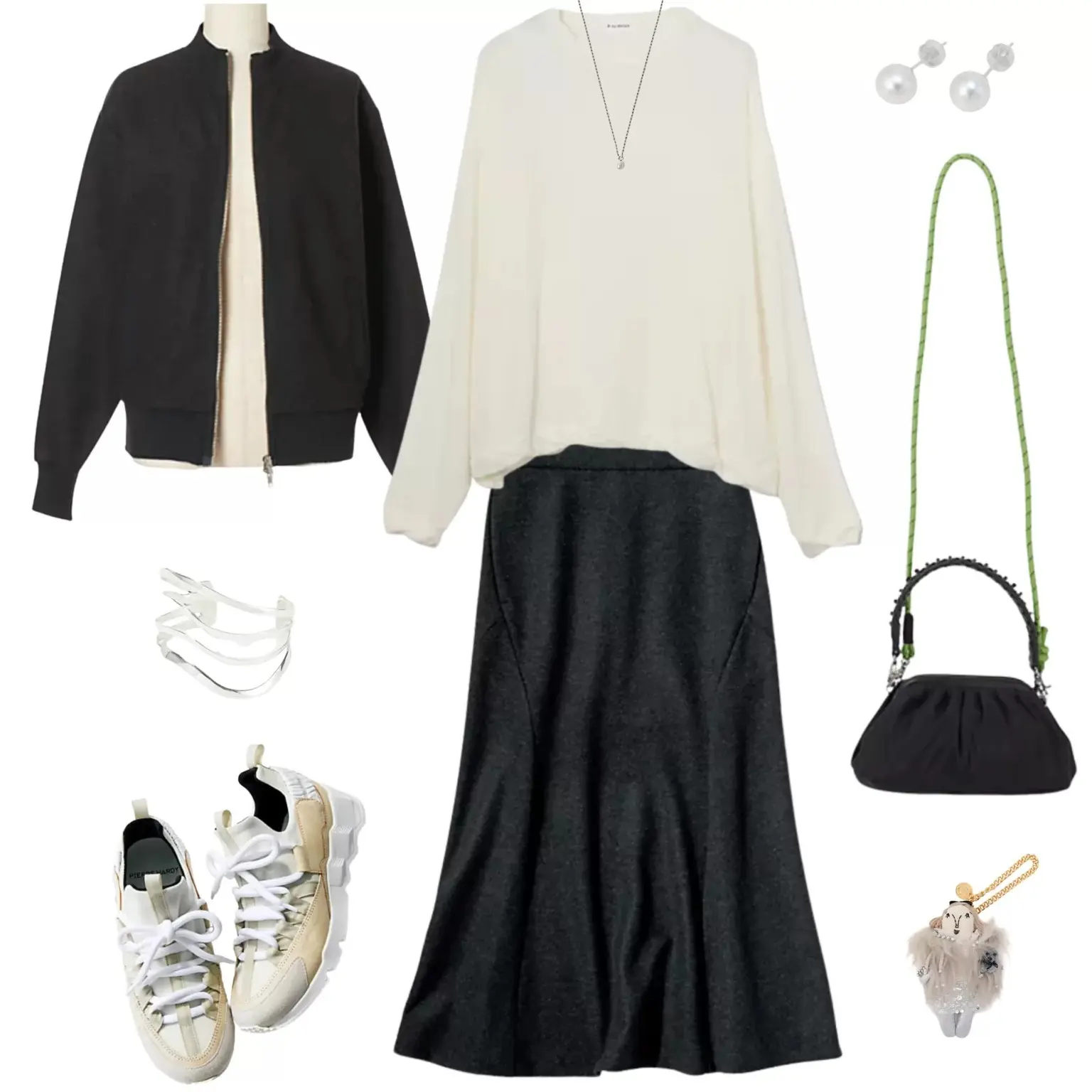 【50代 週末コーデ】歩いても疲れない！美シルエットコーデで週末旅やお買い物へ＃Jマダムのおしゃれ_1_1