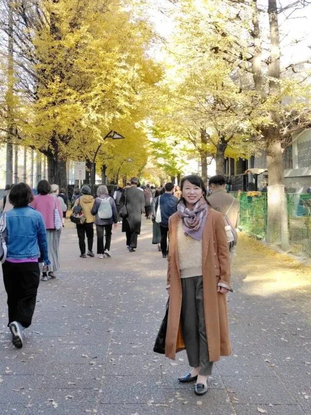 スカーフスタイルで紅葉の上野&amp;老舗グルメ_1_5