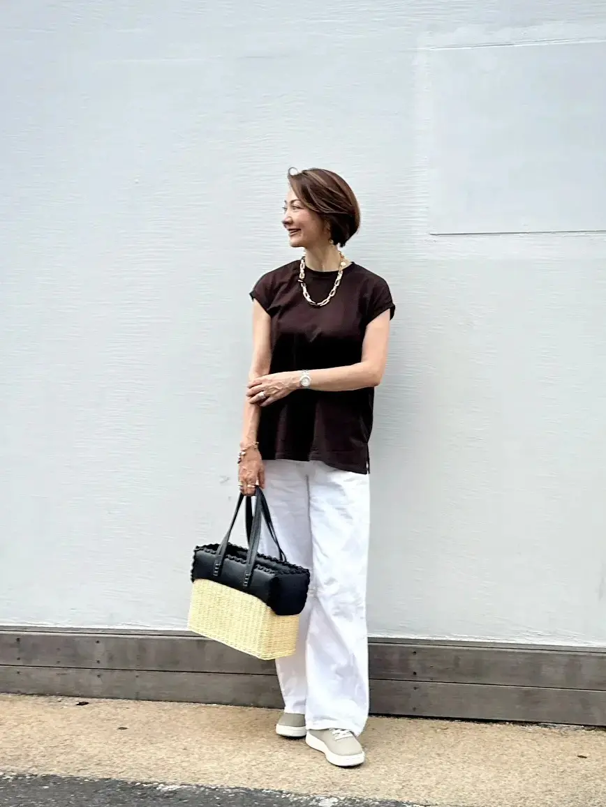 【おしゃれな50代のZARAコーデ】秋のおしゃれに絶対使える！デニムやスニーカーなど人気アイテムコーデ_1_7