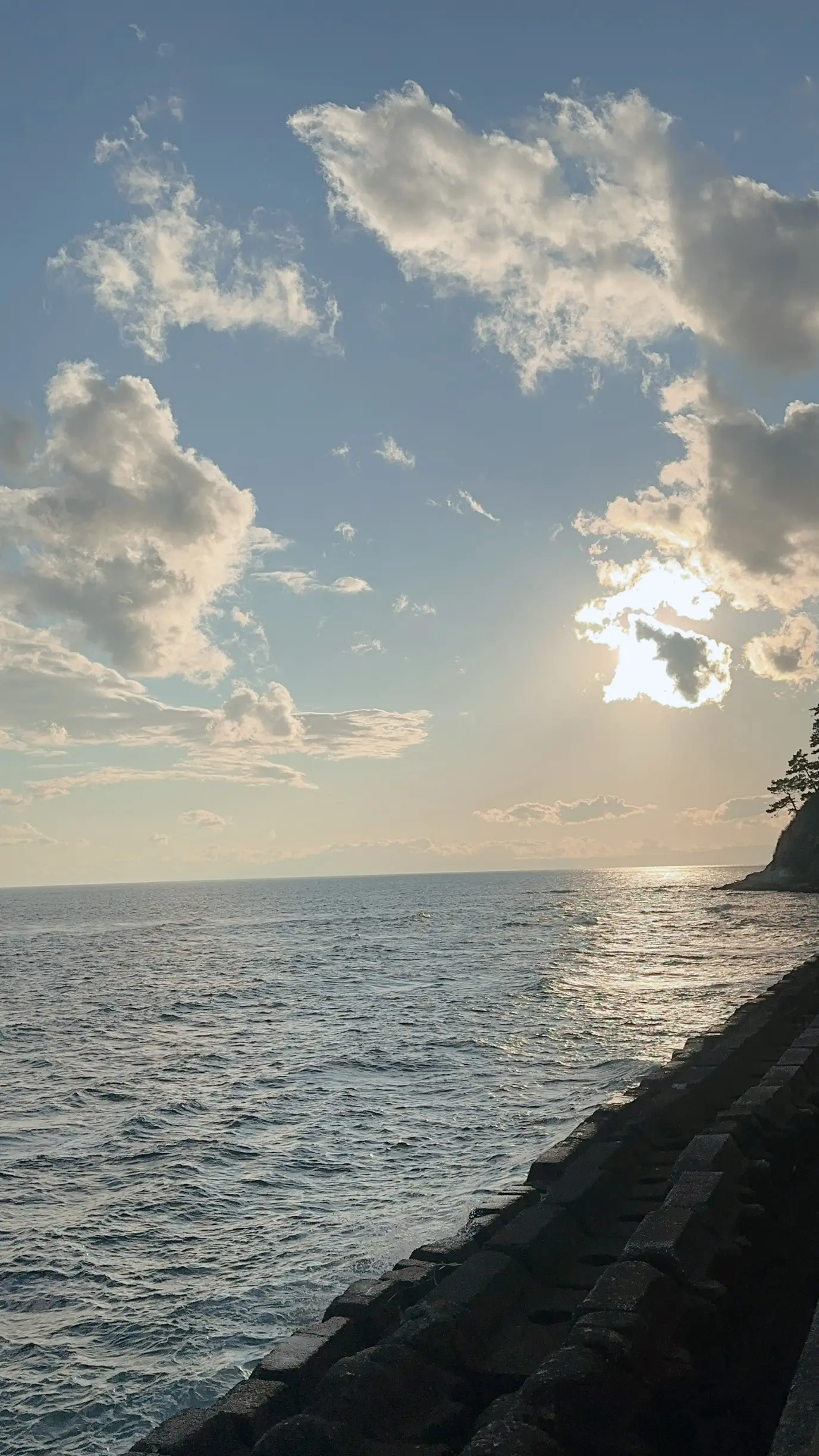 七里ヶ浜の夕日