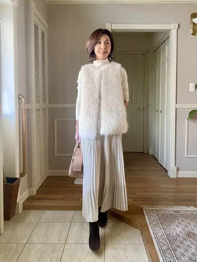 白なワントーンで冬コーデ_1_2