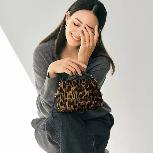 着回しがきく冬の柄パンツをスタッフの私服にコーディネートしてみました♪ 「E by eclat ・レオパードジャカードパンツ」【50代ファッション】_1_16