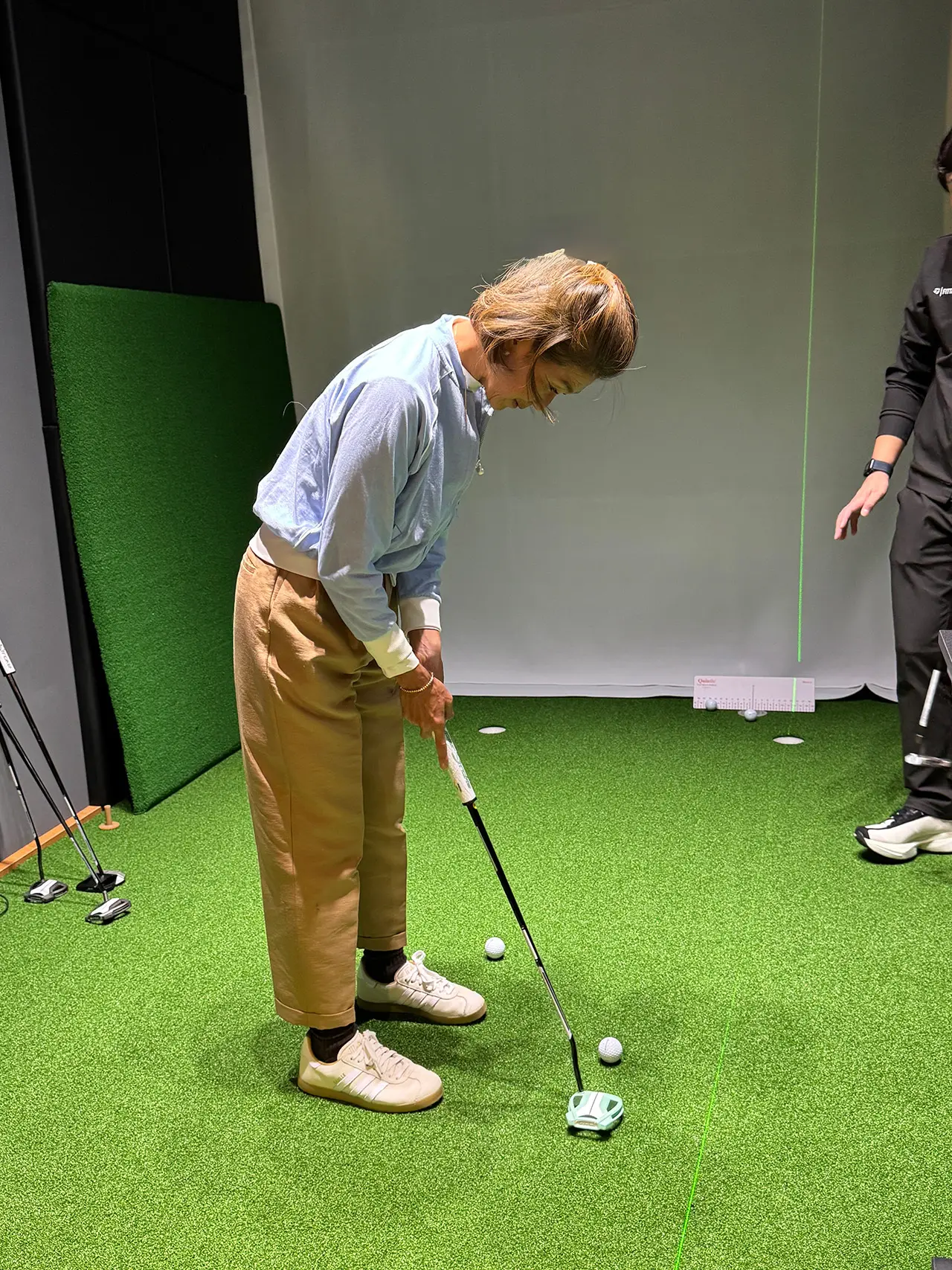 テーラーメイド フィッティング ラボ トウキョウ パター　サンプルクラブ フィッティング風景