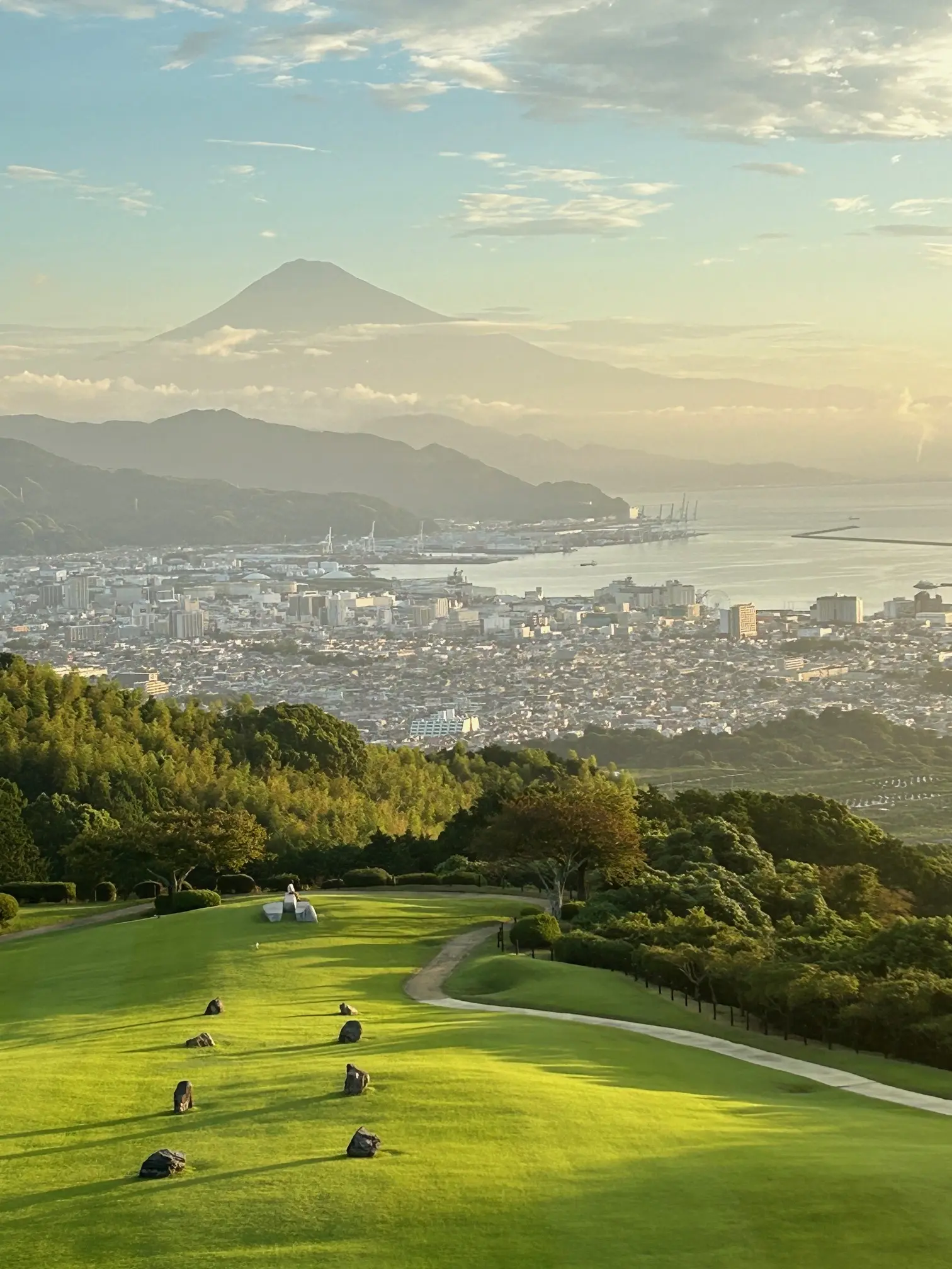 客室からの富士山