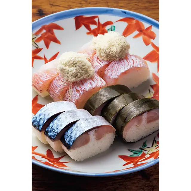京寿司 いづ重 「鯖姿寿司」「甘鯛姿寿司」