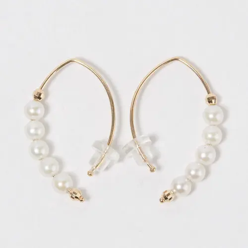 MIZUKI Baby Marquis with Pearl Earrings