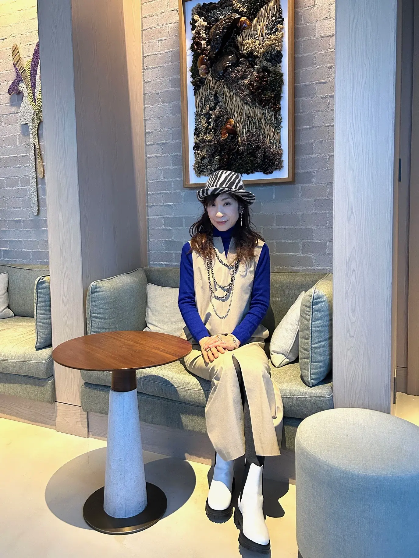 お出かけ気分を盛り上げるゼブラ柄ハット！_1_2