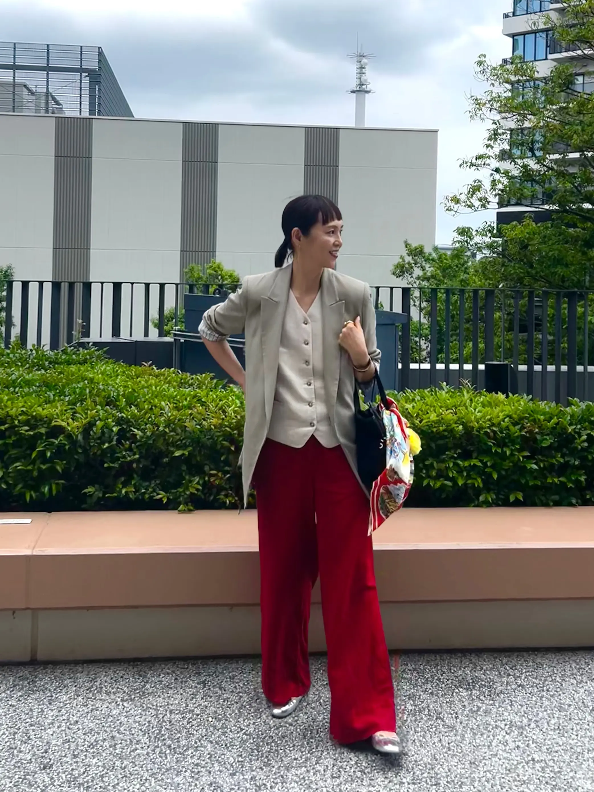 【H&amp;M】これからの季節は麻混のパンツが大活躍_1_10