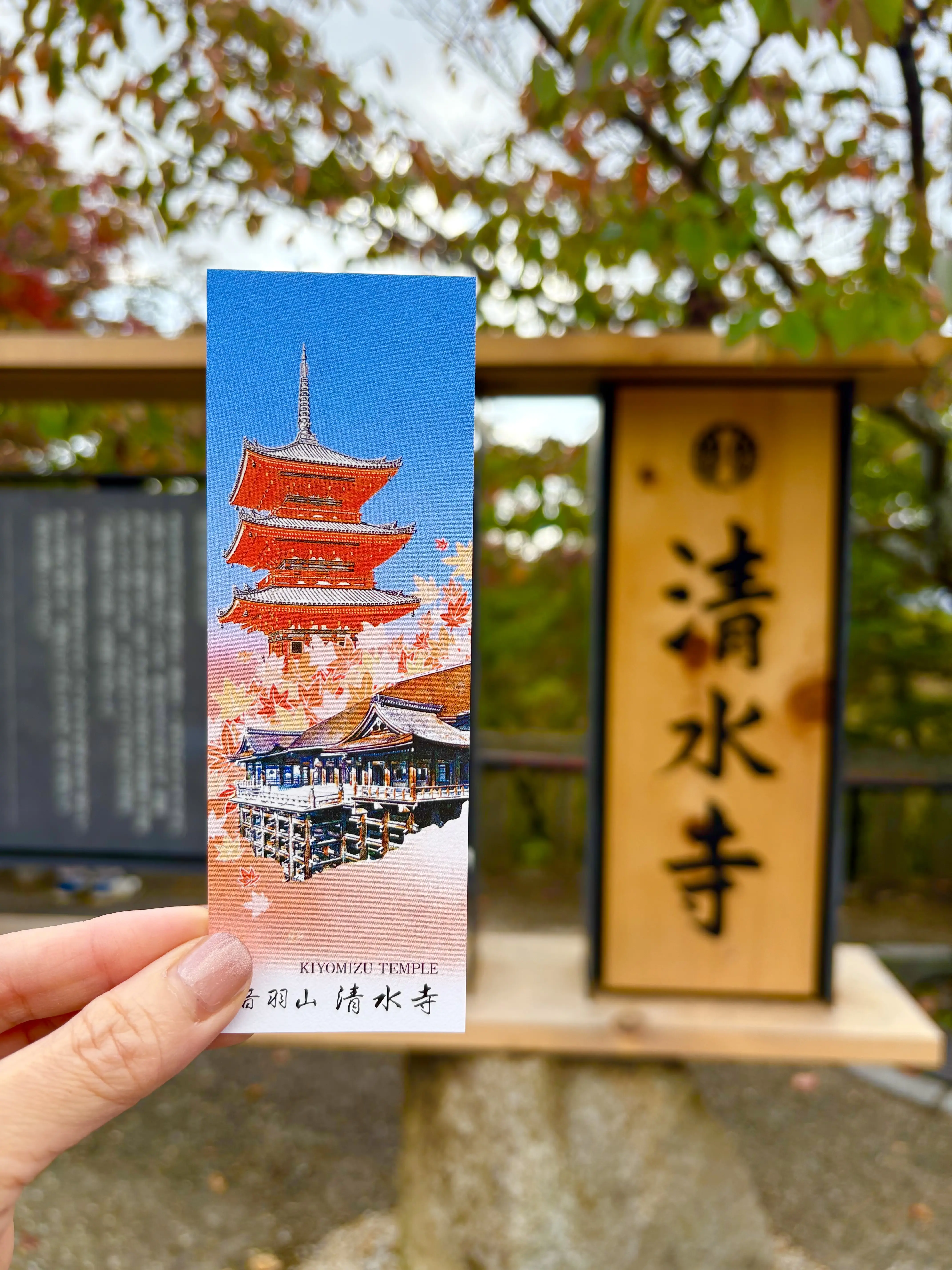 〜京都　清水寺の紅葉🍁〜清々しい秋の空_1_1