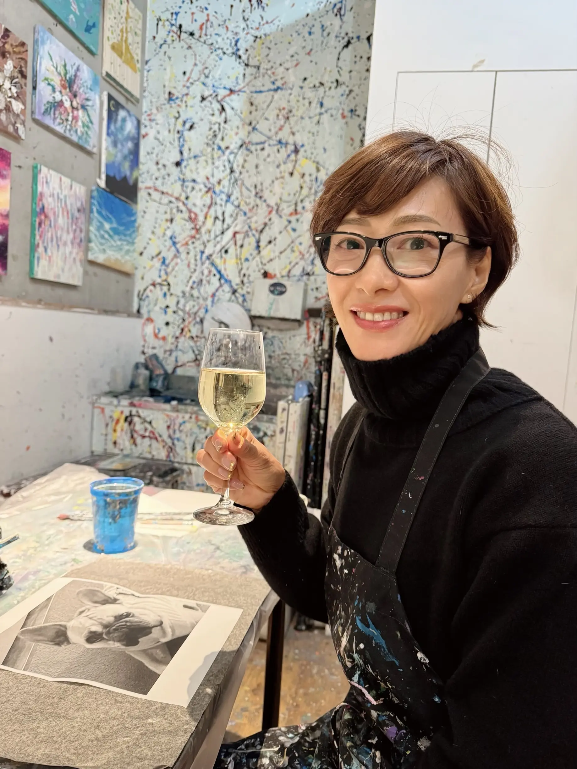 ワイン片手にクリエイティブな時間を〜ARTBAR  TOKYO_1_3