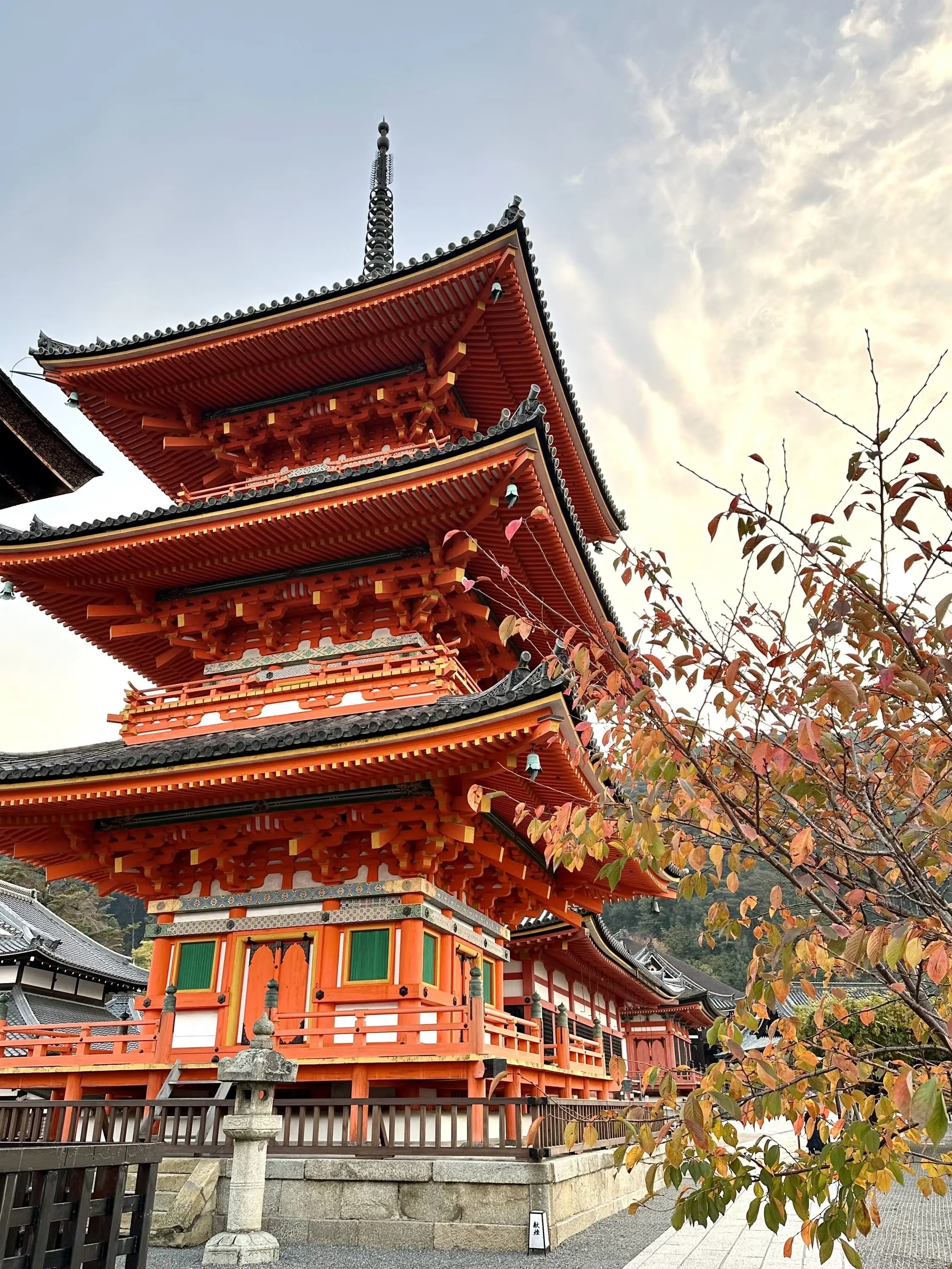 京都「清水寺」清水三重塔