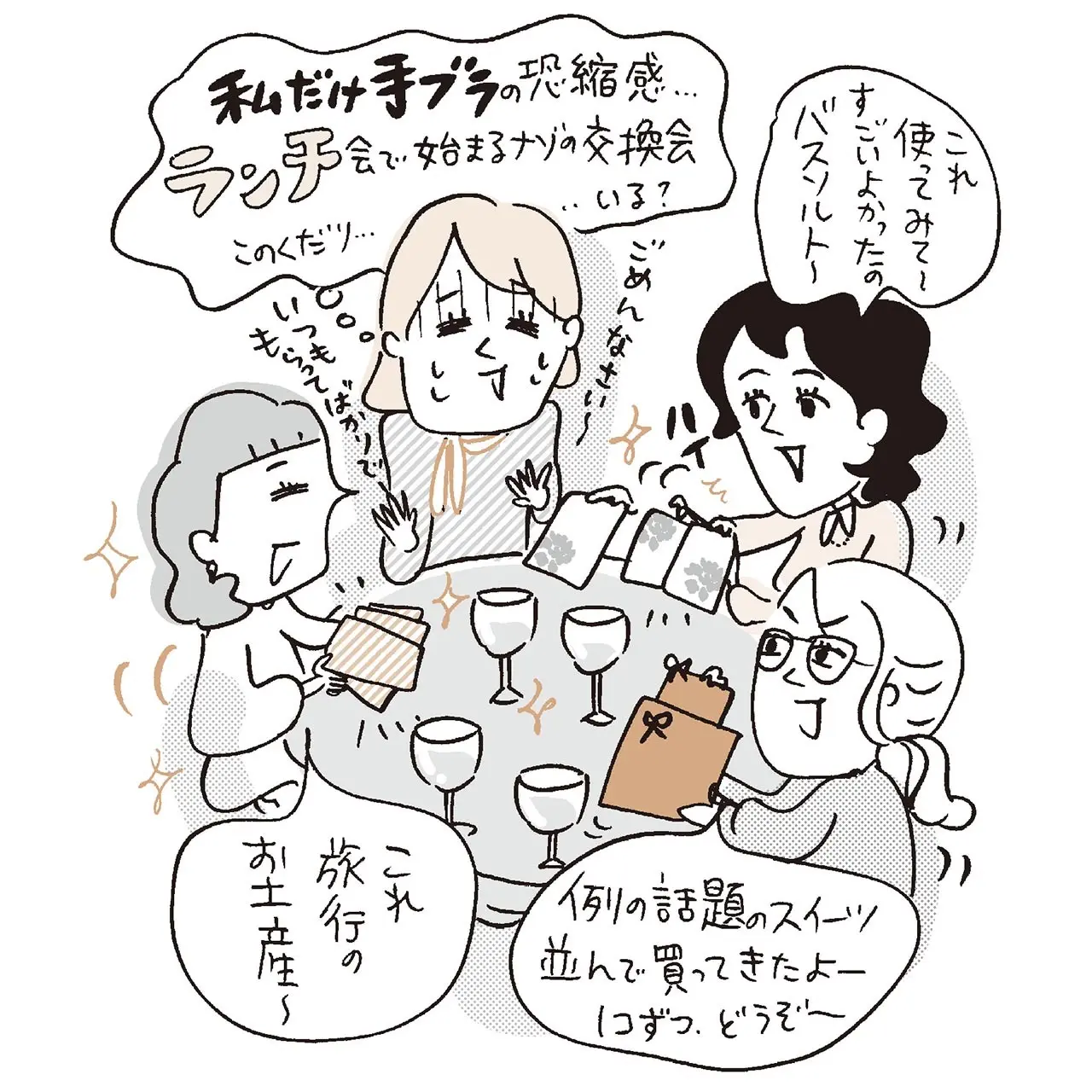 ランチ会の手みやげ