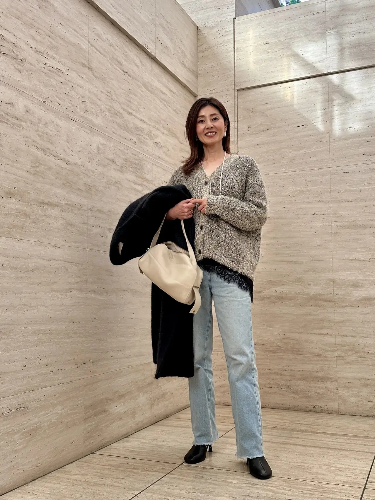 ZARA】ジャージ風セットアップ ジャガード ブラウンオレンジ系 XL