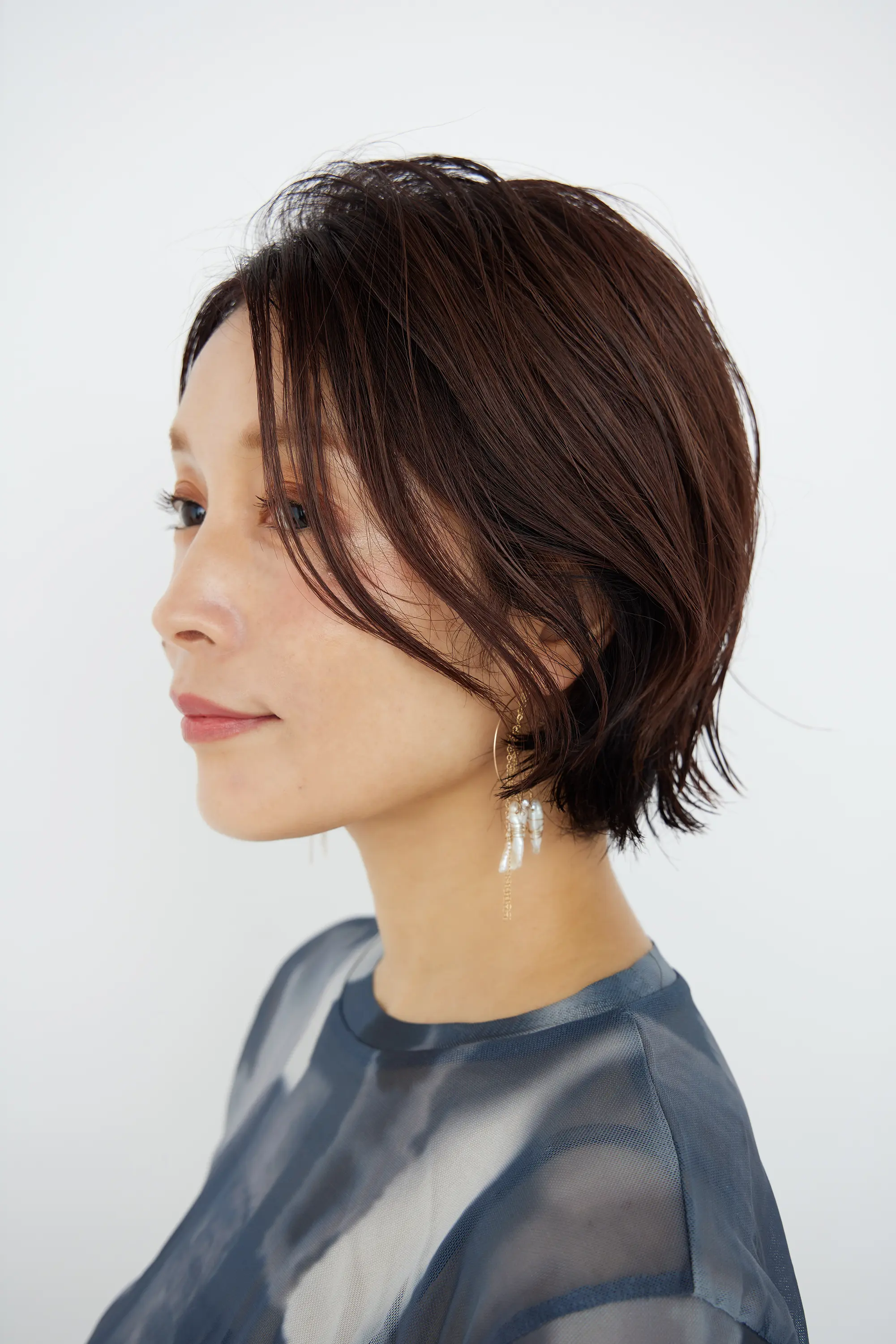 Webエクラ 40代50代 髪型 くびれボブヘアスタイルのポイント