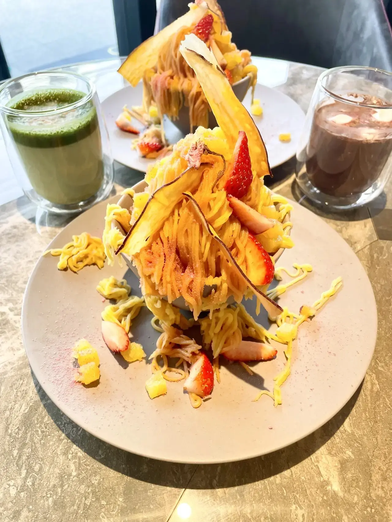 素敵なカフェで期間限定♪OIMOパフェ