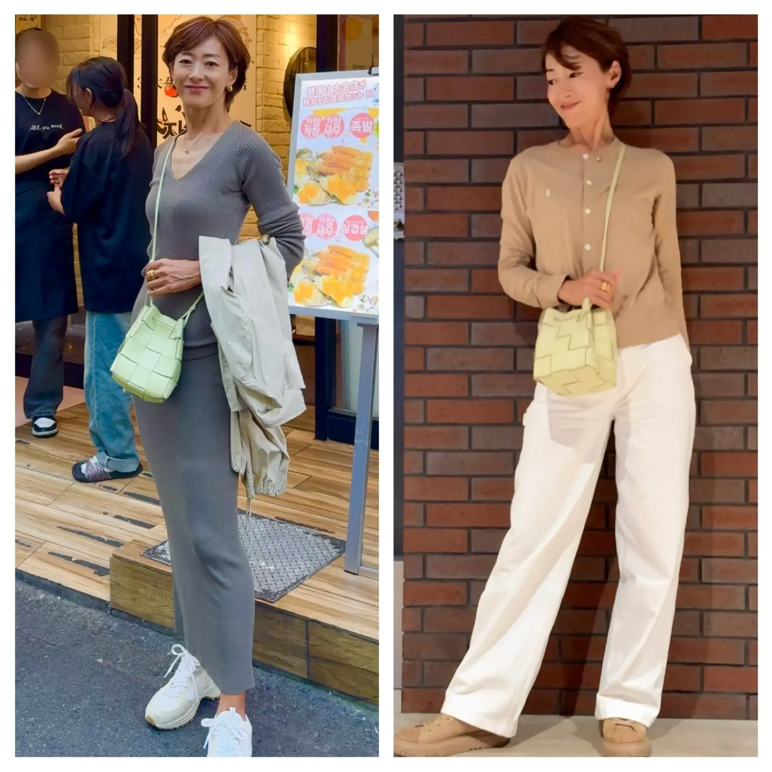 コーデの主役は春色バッグ！スカートとパンツで魅せる2wayお出かけスタイル_1_1