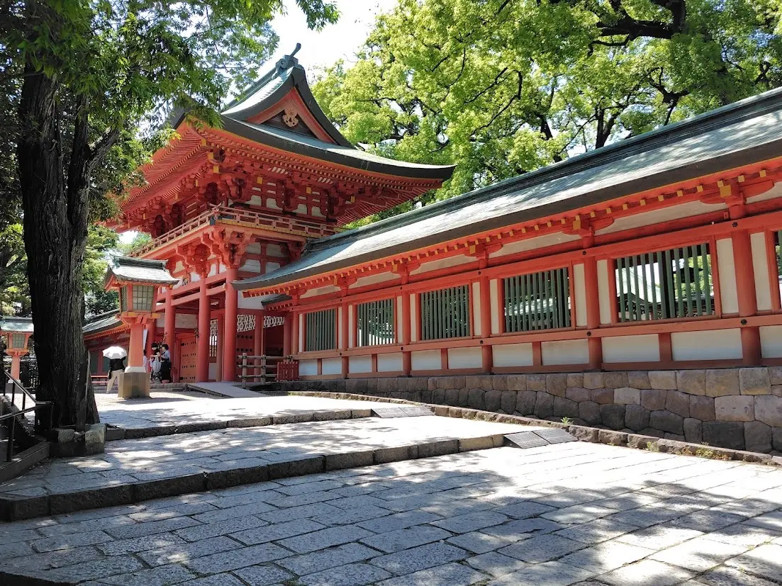 ちょこっとリメイクしたGUドライワイド黒Tシャツで、氷川神社をお散歩。日傘の出番もやってきました！_1_3