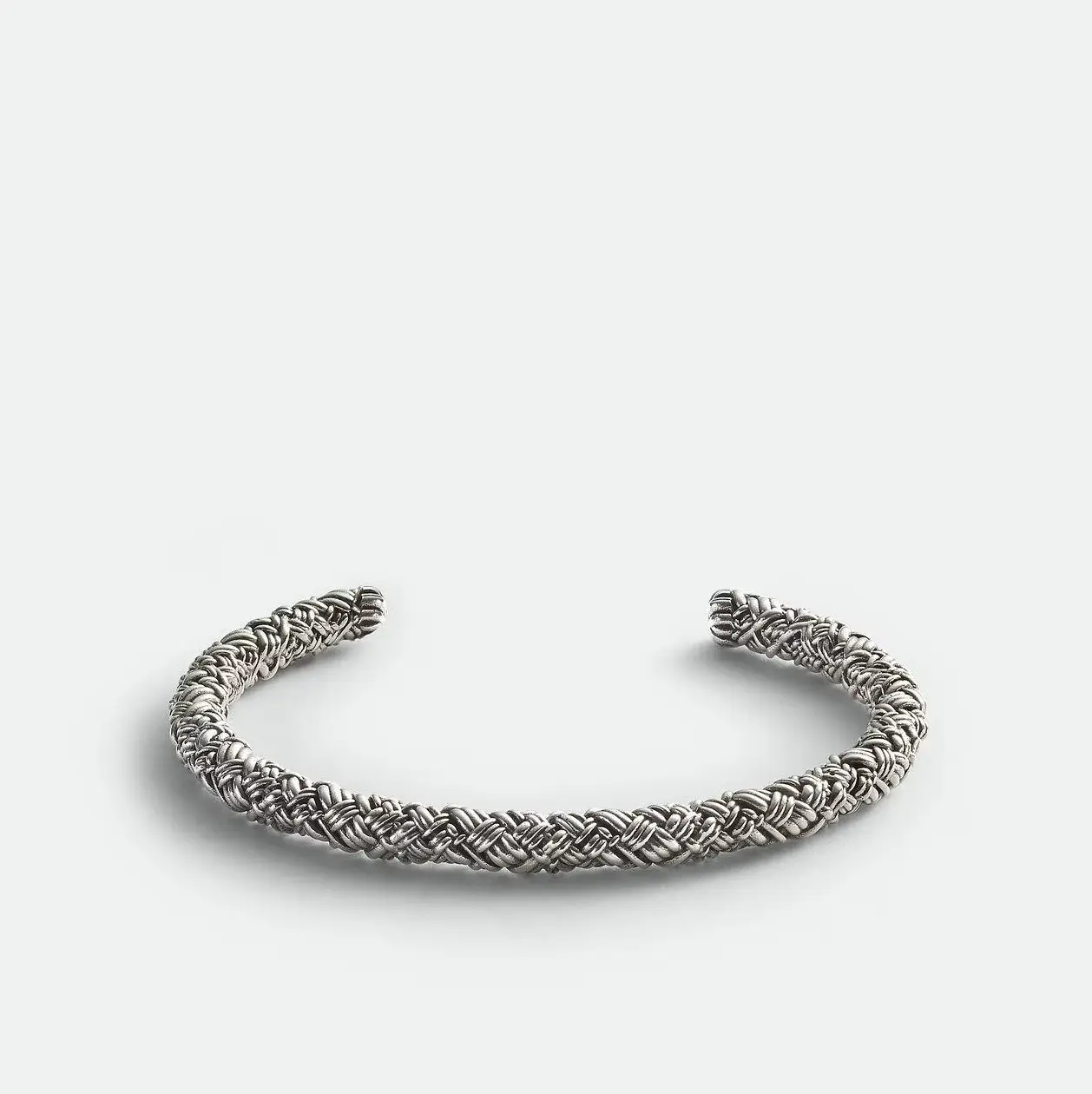 ボッテガ・ヴェネタ　イントレチャート　ブレスレット　シルバー