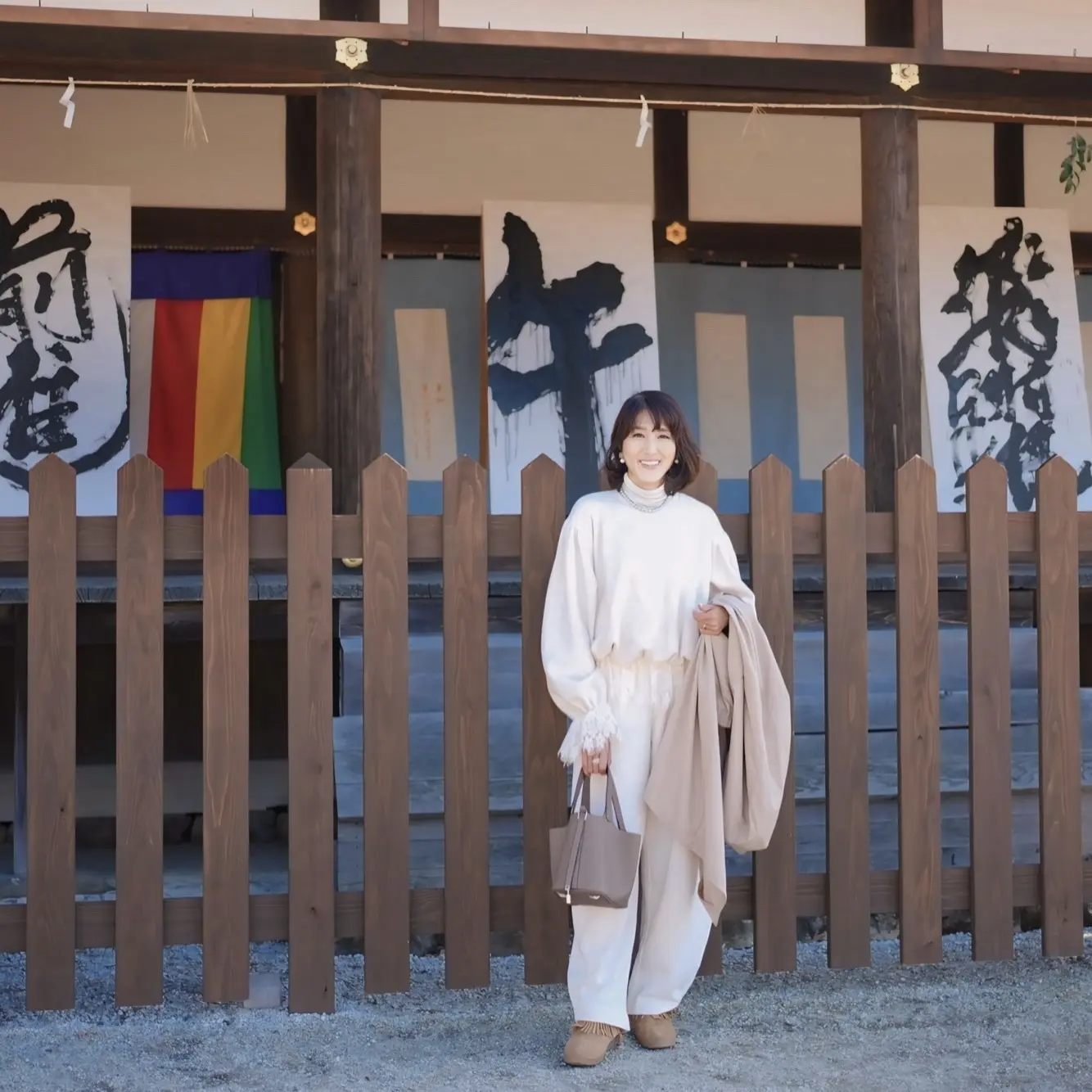 初詣は【ZARA】の裏起毛スウェットで、京都へ_1_26