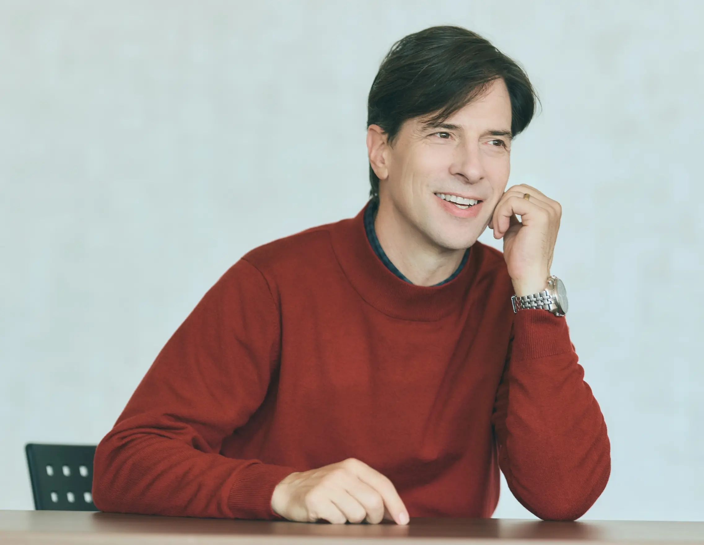 50代　お金　マネープラン　投資　お笑い芸人 パトリック・ハーラン　インタビュー写真