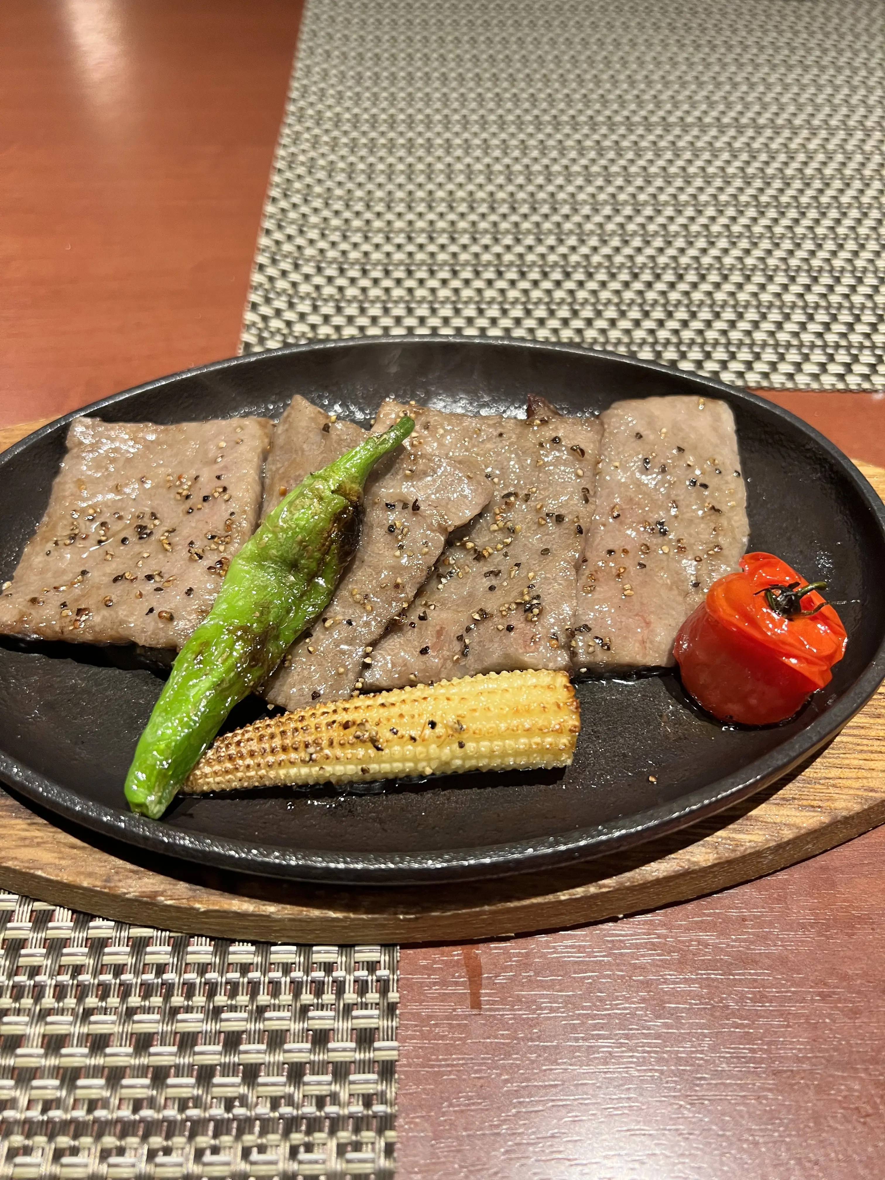 能登牛のステーキ