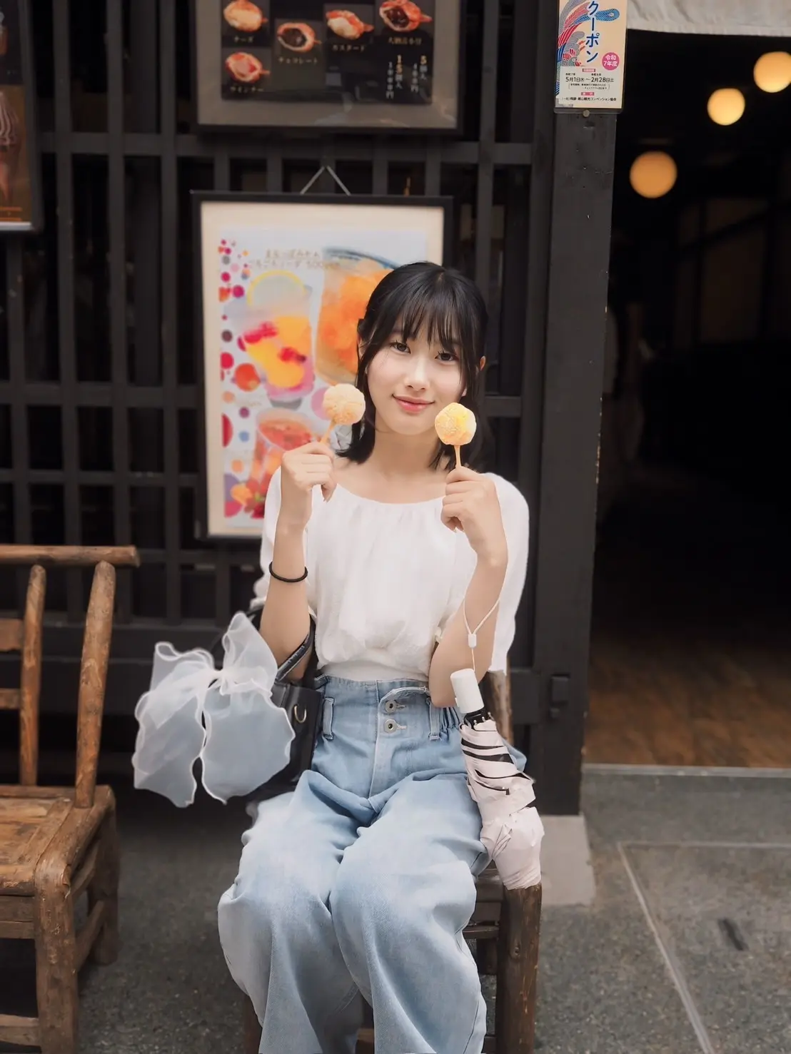 【ZARA】夏映えデニム♡ワイドスリーブシャツのセットアップで高山散策_1_14