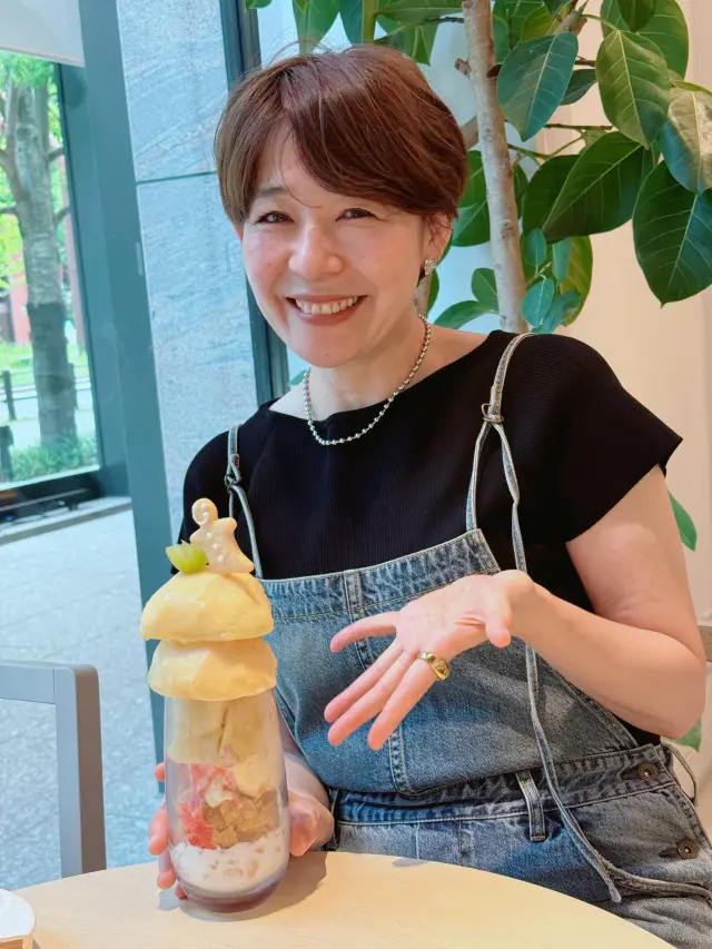 大人カジュアルで楽しむ夏の桃パフェ🍑_1_6
