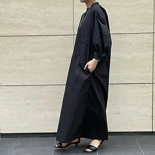 【The last exclusive order】井川遥さんプロデュースブランド「loin.」通気性・速乾性に優れたシャツワンピース。【50代ファッション】_1_8