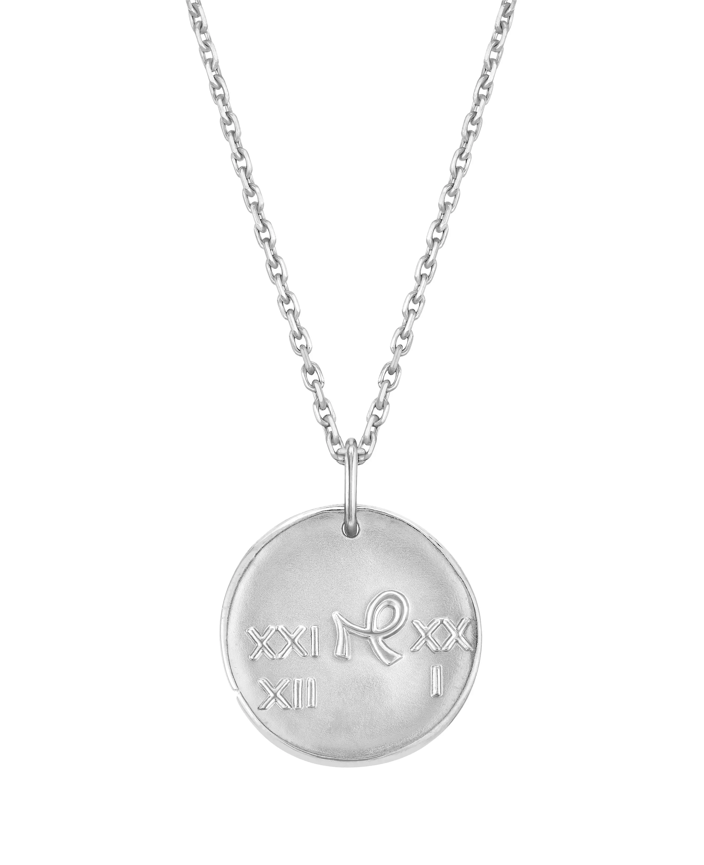 「ゾディアック メダル(山羊座)」(裏)、フォルサ チェーン