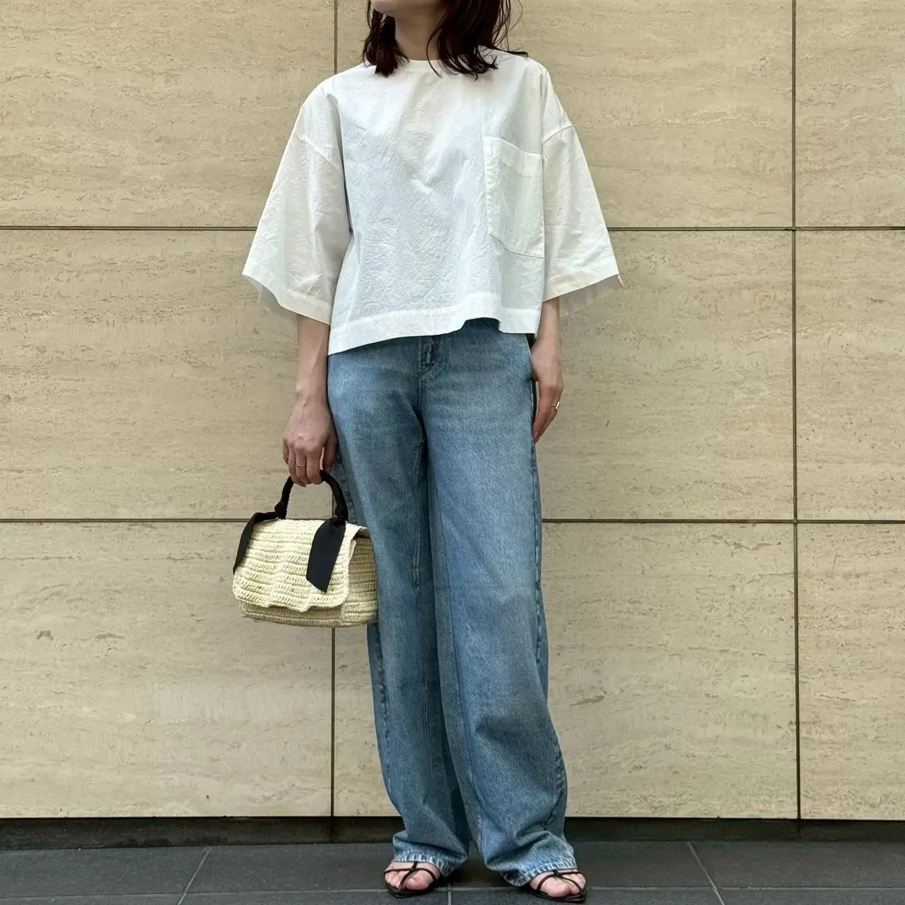 【50代 デニム】ラクなのに洒落ると大人気！〈ラグ アンド ボーン〉のデニムプリントパンツ徹底解説_1_2-1
