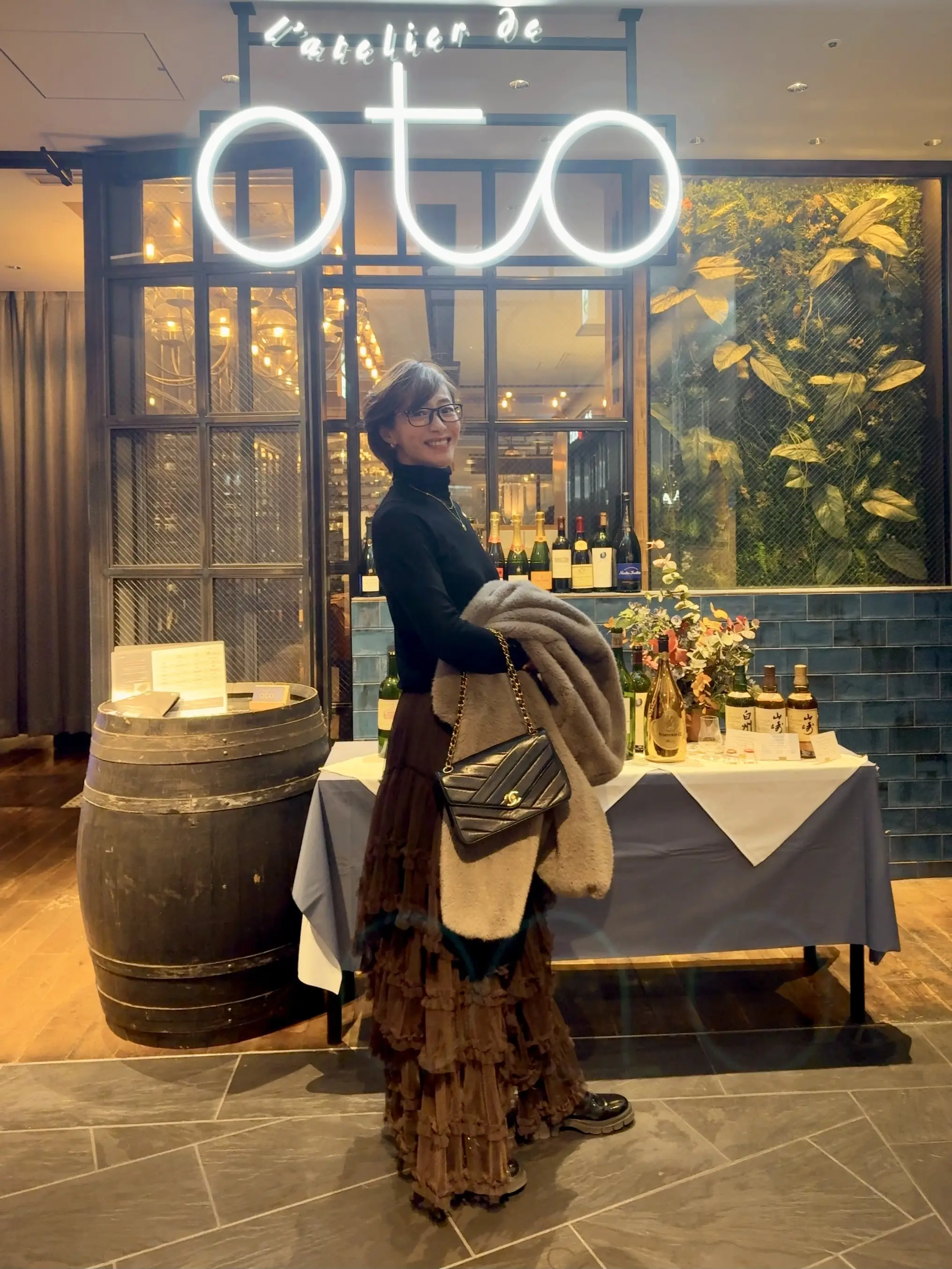 お気に入りのスカートで銀座へ。「L’atelier de’ oto」で過ごす女子会ディナー_1_1