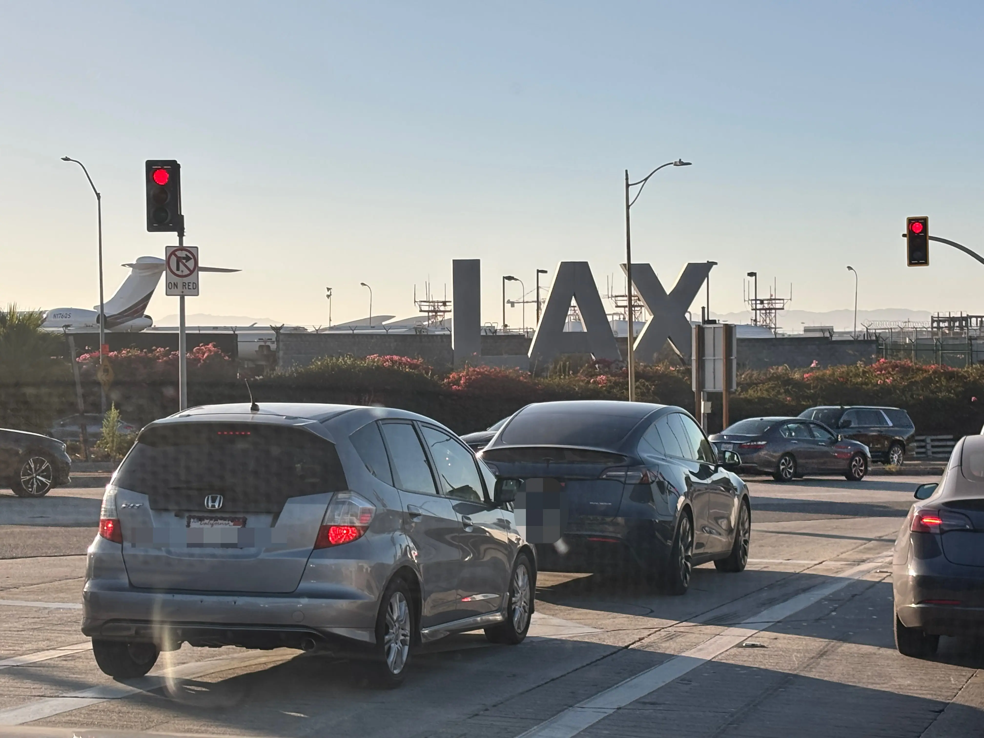 ロサンゼルス LAX ドジャース観戦旅行  空港