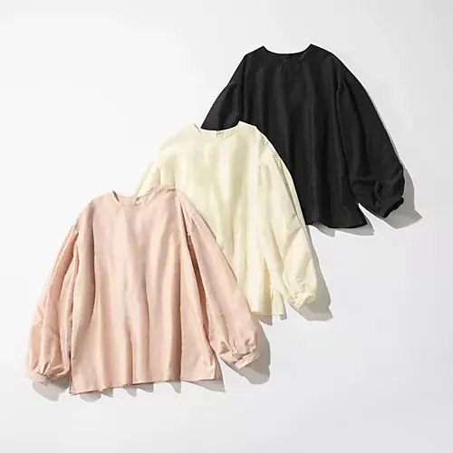 E by eclat
【斉藤くみさんコラボ】タック入りTブラウス
￥18,700
